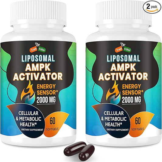 AMPK Activator - All-in-One Liposomal AMPK 2000 mg 120 Softgels
