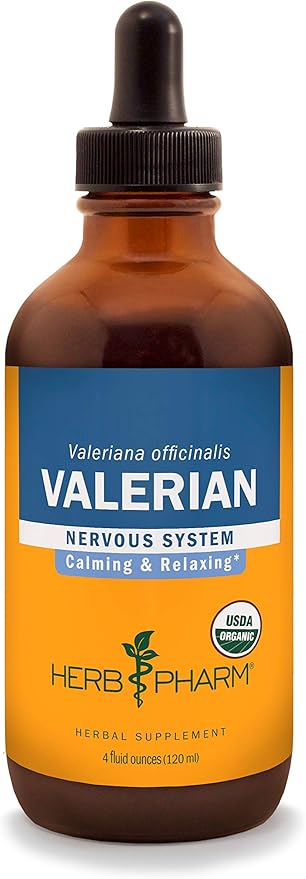 Herb Pharm Certified Organic Valerian Root 4 Ounce