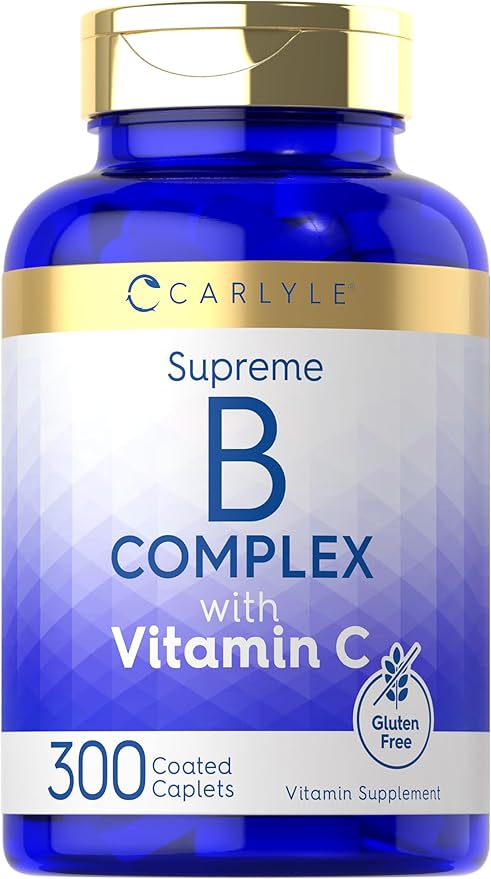 Carlyle Vitamin B Complex plus Vitamin C 300 Caplets
