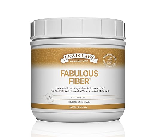 Lewis Labs Fabulous Fiber Powder Supplement 16 Ounces