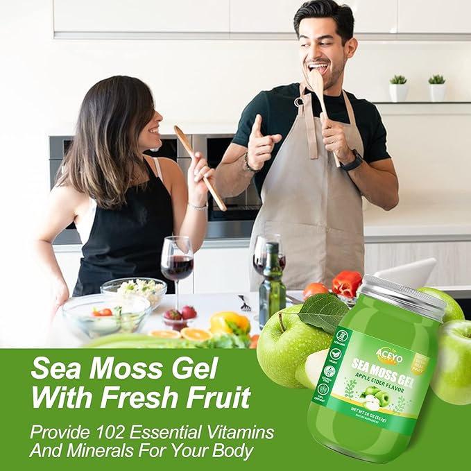 (18 OZ) Irish Sea Moss Gel 102 Vitamins