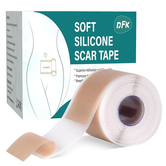 Silicone Scar Sheets, Silicone Scar Tape(1.6"x 118" Roll-3M), Roll-3M), Reusable