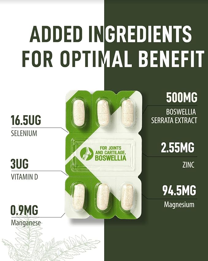 for Joints Health and Cartilage, Boswellia, 1,000mg of 71mg of (60 Tablets)