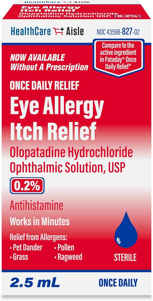 HealthCareAisle Eye Allergy Itch Relief 0.2%, 2.5mL, 2.5mL, Eye