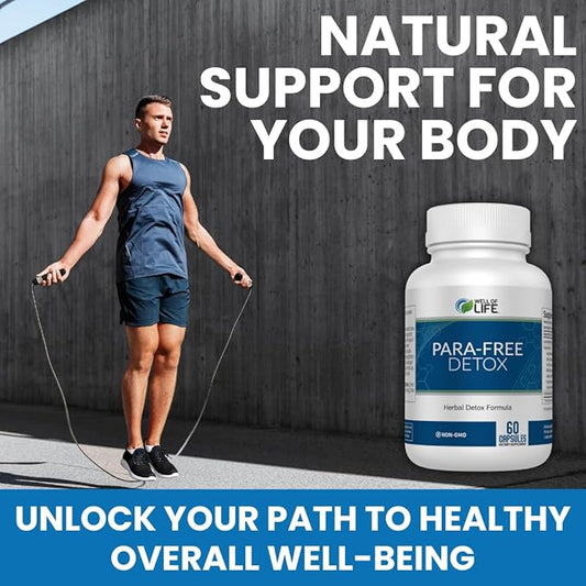 para-Free Detox: Immune Support & Natural 90 V