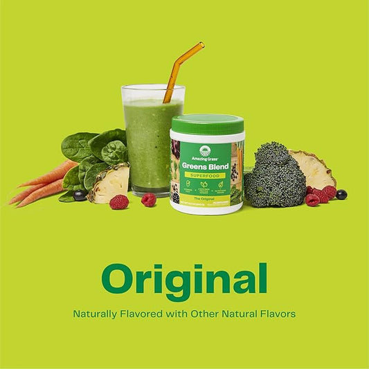 Amazing Grass Greens Superfood Powder: Greens 60 Servings