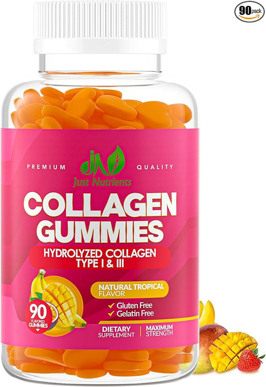 Collagen Gummies for Women & Men (90 Count) 90 Gummies