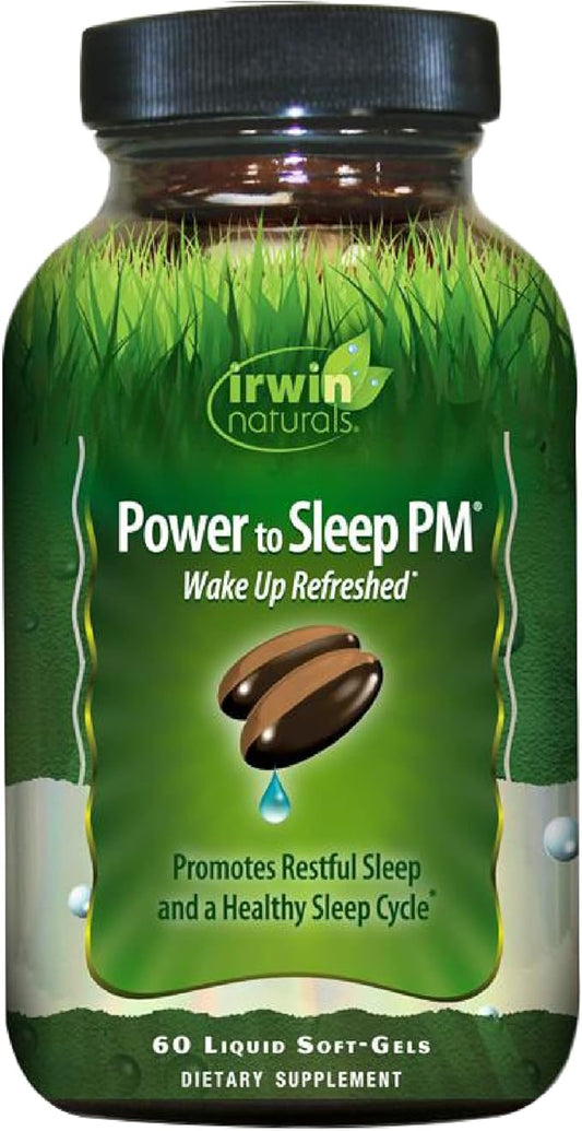 Irwin Naturals Power to Sleep PM 60-Count Bottle