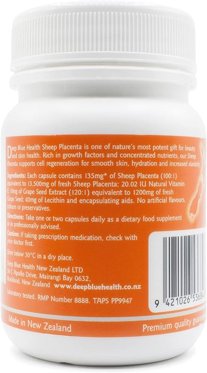 New Zealand Sheep Placenta w/ Grape 13500mg x 60 Soft