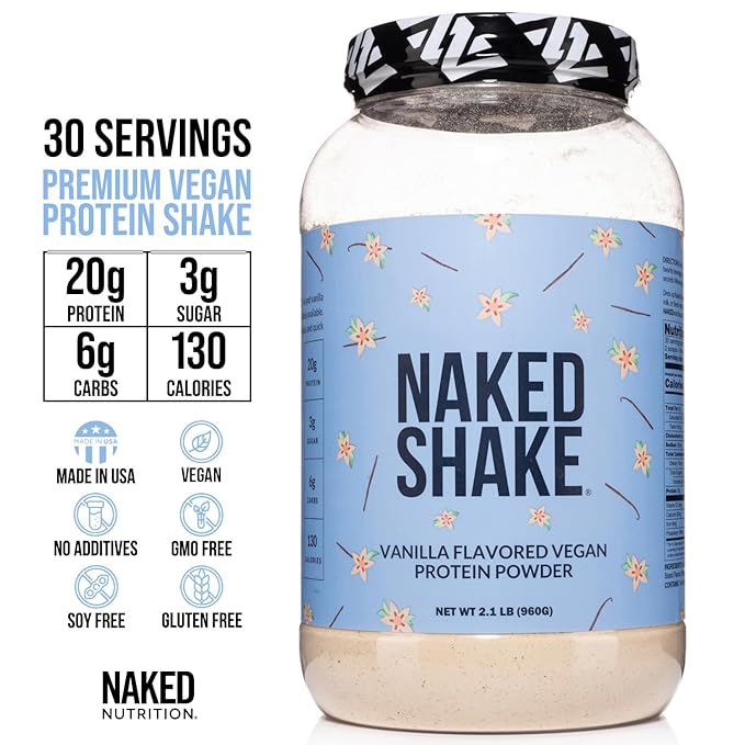 Naked Shake - Vanilla Protein Powder 30 Servings