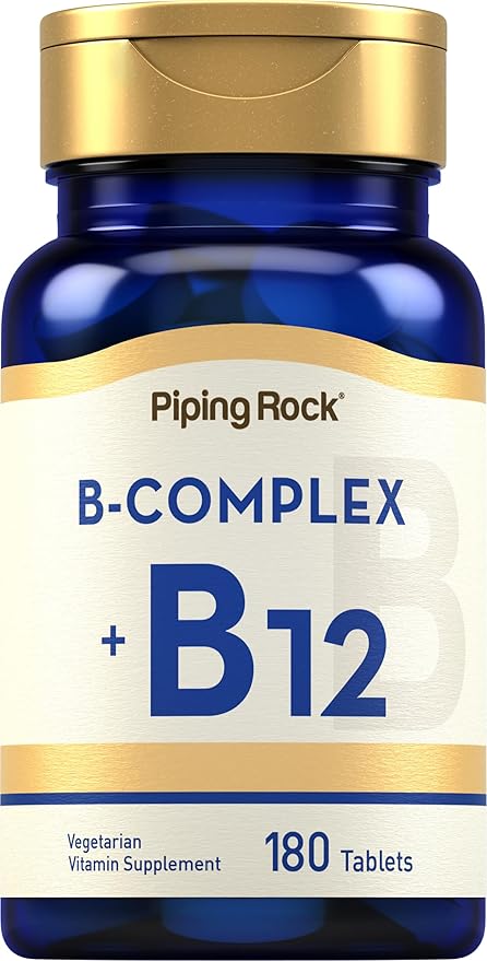 Piping Rock Vitamin B Complex 180 Tablets B12 |