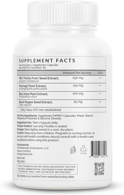 Milk Thistle, 100% Natural 500 mg 60 Vegan