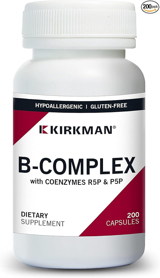 Kirkman B-Complex with CoEnzymes R5P & P5P 200 Vegetarian