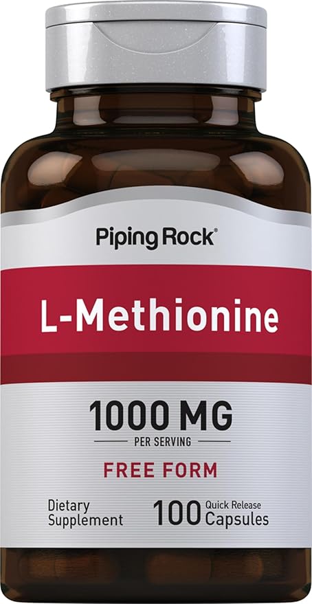 Piping Rock L Methionine 1000mg 100 Capsules