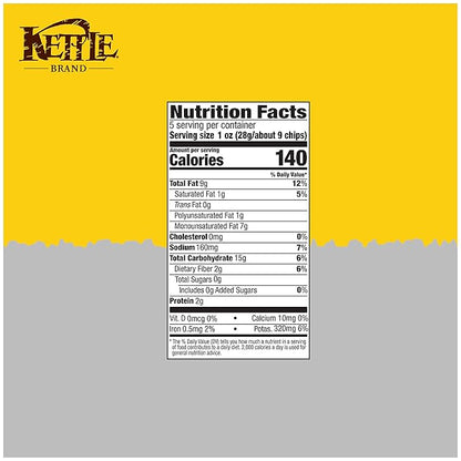 Kettle Foods Potato Chips Krinkle Salt & Fresh Ground Pepper, 5 Oz