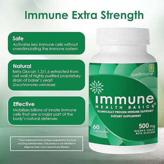 Ultra Strength Immunity 60 Capsules, 500 mg