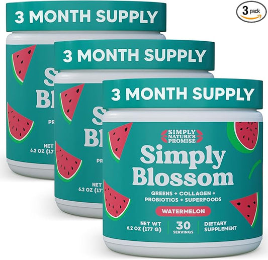 Simply Blossom Nutrition Daily Greens & 3 Month