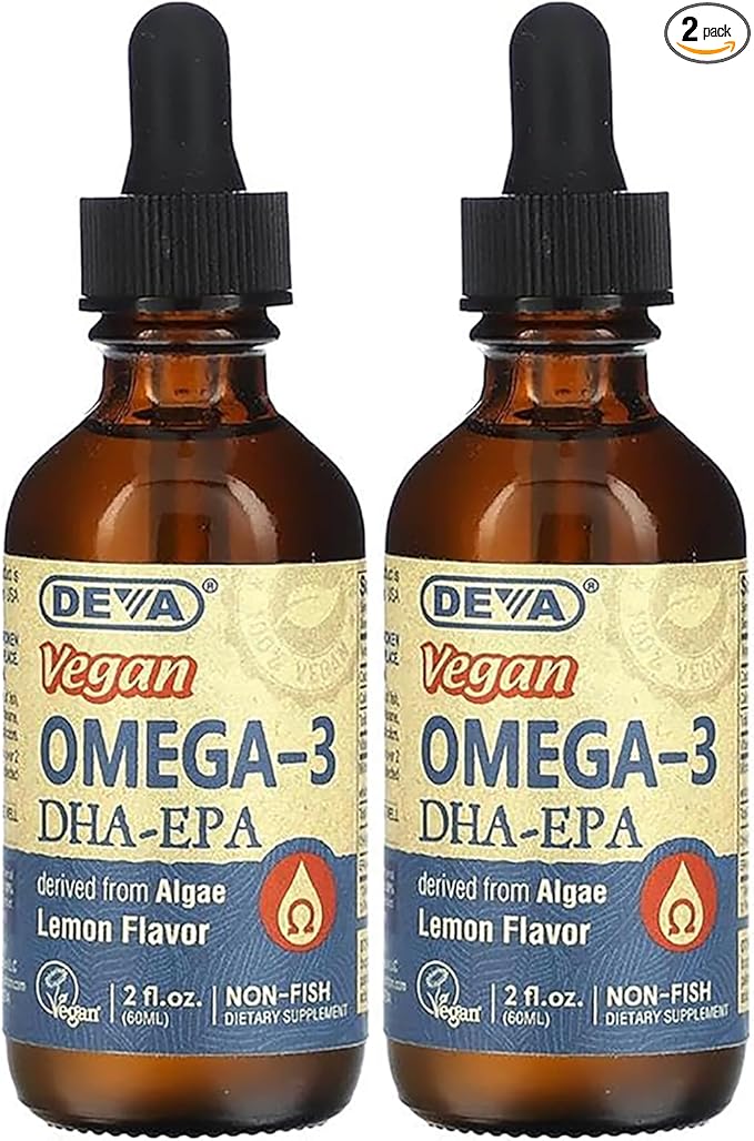 DEVA Vegan Liquid DHA-EPA (Lemon Flvr) 2 fl. 2)