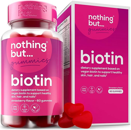 Biotin Gummies for Hair Growth 5100 mcg 60 Gummies