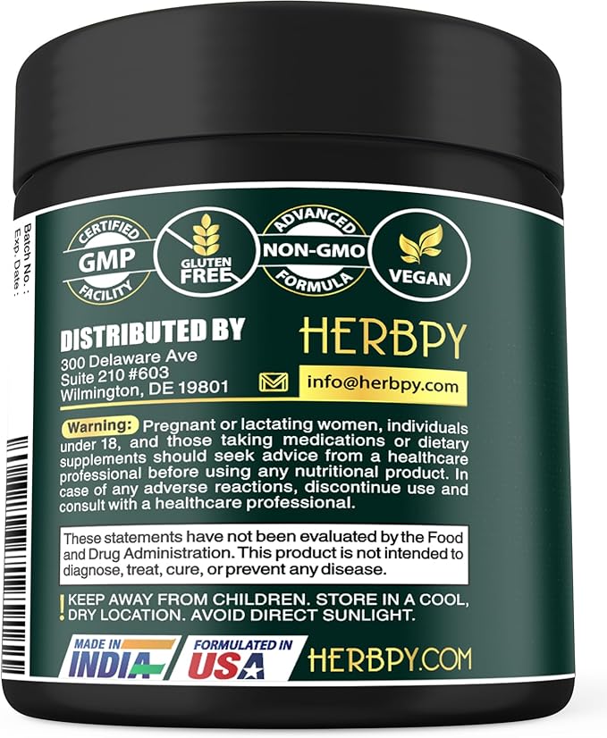 Ashwagandha Shilajit for Extra Strength and 16100mg with 120 Vegan