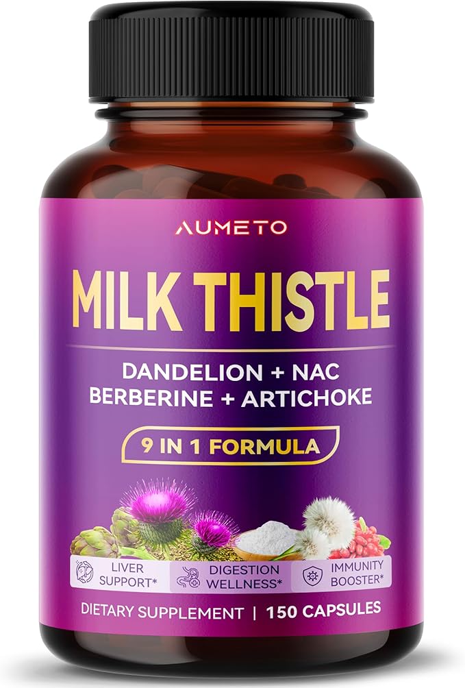 Ultra Milk Thistle 9 in 1 Formula 17,372mg with (150 count 1))