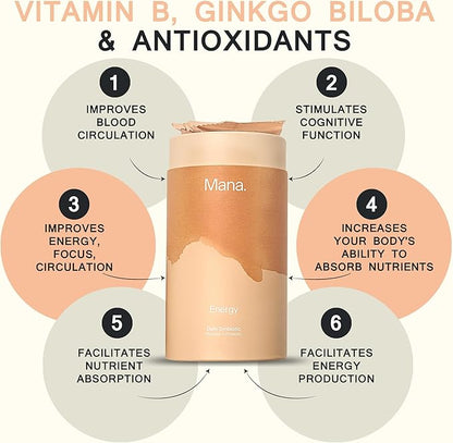 Mana Energy Synbiotics Supplements 10 Count
