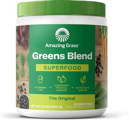 Amazing Grass Greens Superfood Powder: Greens 30 Servings
