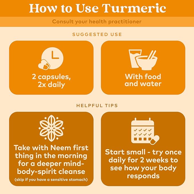 ORGANIC INDIA Turmeric Curcumin with Black Pepper 180 Capsules