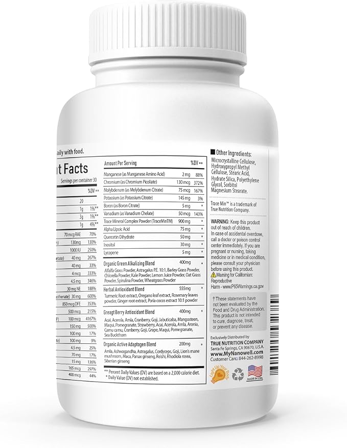 Vital Multi 120 Tablets x 4 Bottles for 4 Months - Multivitamin Supplement, Daily Nutritional Supports with 143 Ingredients (480 Count)