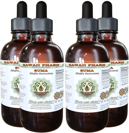 Suma Alcohol-Free Liquid Extract, Suma (Pfaffia 4x4 fl.oz