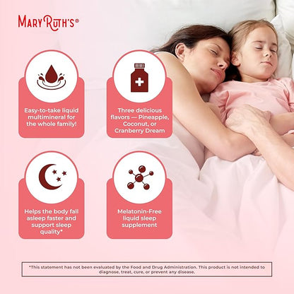 Nighttime Liquid Multimineral Sleep Supplement 4 Flavors 32 Servings