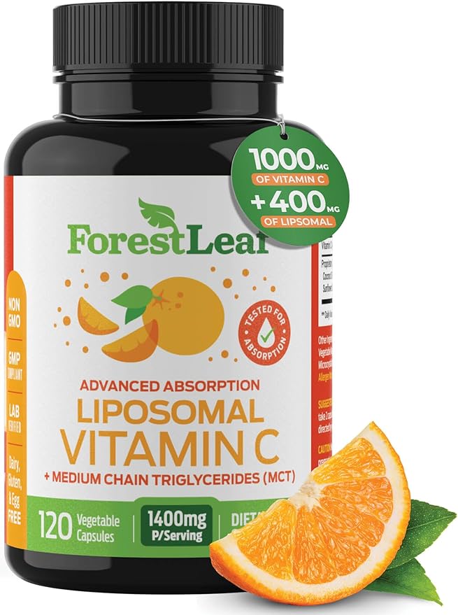 ForestLeaf Liposomal Vitamin C 1000mg Capsules 120 Vegan