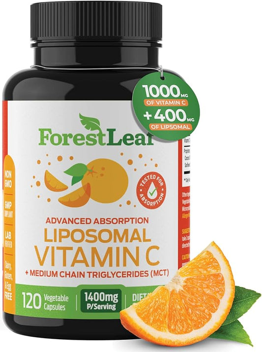 ForestLeaf Liposomal Vitamin C 1000mg Capsules 120 Vegan