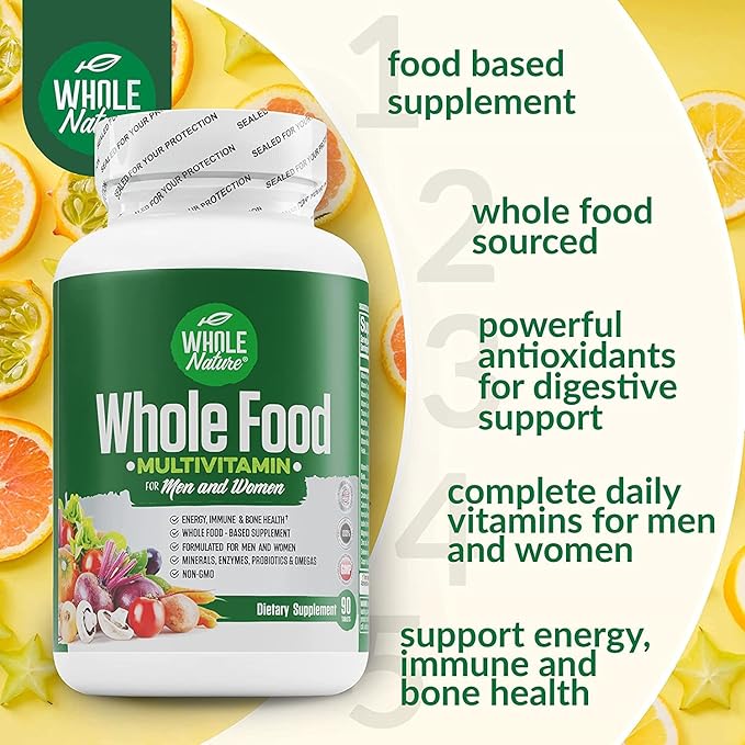 Whole Food Multivitamin for Men and (3)