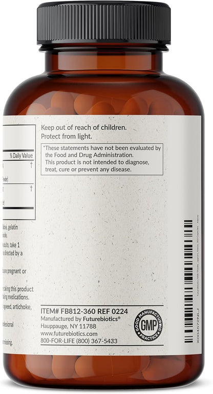 Futurebiotics Milk Thistle Silymarin Marianum & 360 Capsules