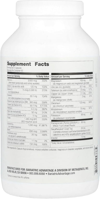 Bariatric Advantage Ultra Multi without Iron 270 Capsules