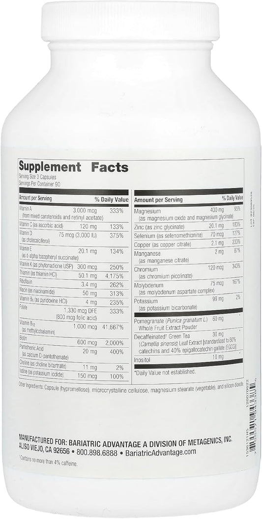 Bariatric Advantage Ultra Multi without Iron 270 Capsules