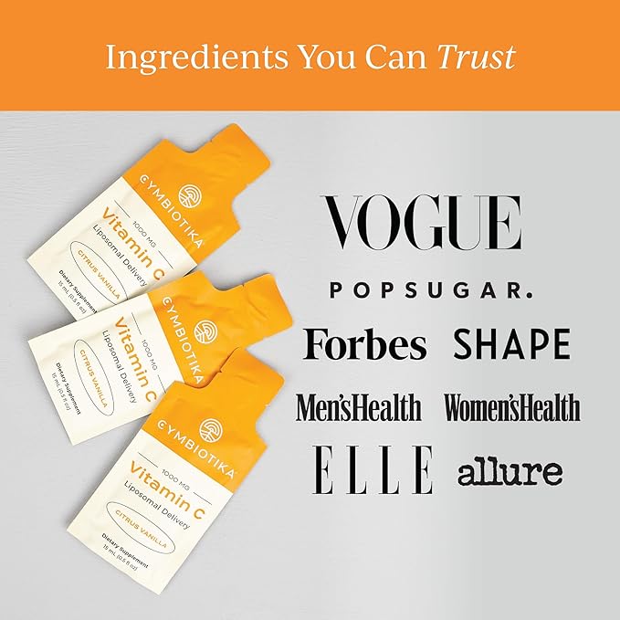 CYMBIOTIKA Vitamin C Individual Packets, Liposomal 30 Pack