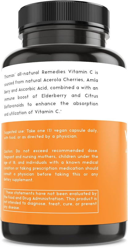 Thomas' all-natural Remedies Vitamin C 90 Capsules