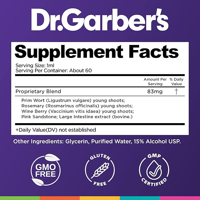 Dr. Garber's Natural Solutions Constipation Relief 60ml
