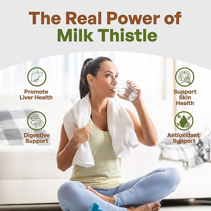 Go Nutra Milk Thistle Powder 1 lb. 5:1 Strength