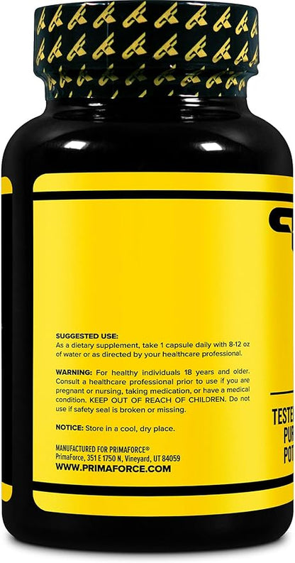 Primaforce Milk Thistle 180 Capsules 1000mg Equivalent 250mg of 4:1 Extract