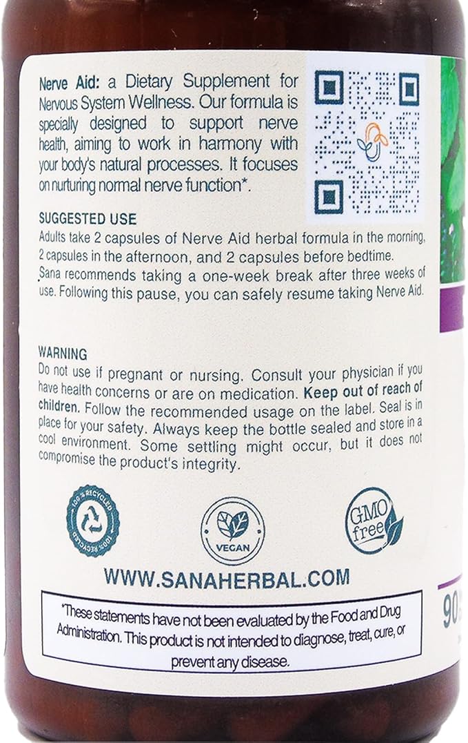 New Nerve AID 6-Element, No-Adverse-Effects