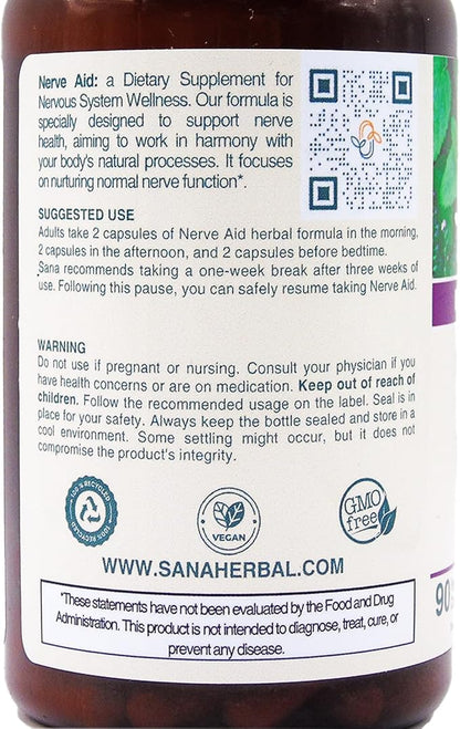 New Nerve AID 6-Element, No-Adverse-Effects