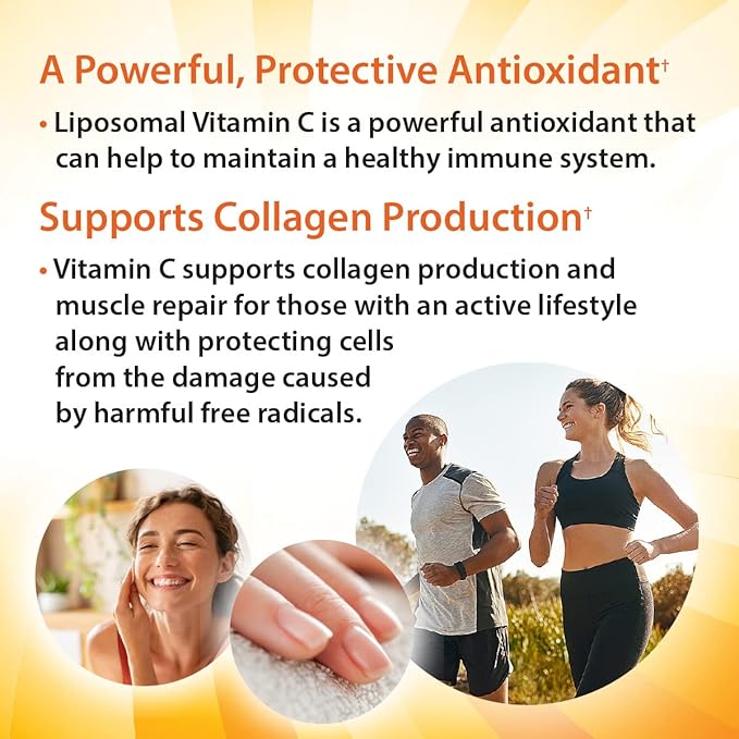 Aurora Nutrascience, Micro-Pack Liposomal Vitamin C, 1,000 mg 95% Higher