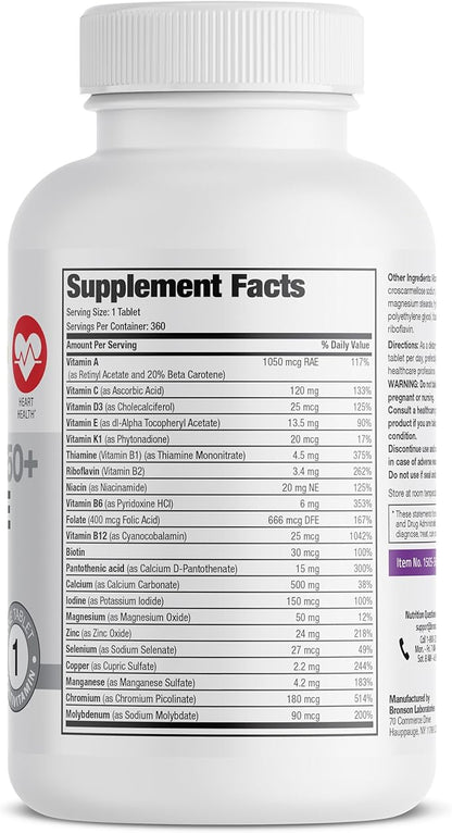 Bronson ONE Daily Women’s 50+ Complete 360 Tablets