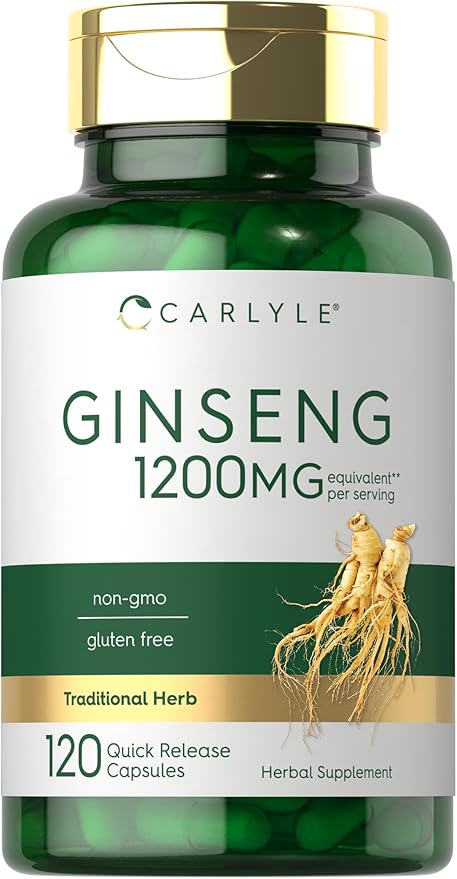 Carlyle Ginseng | 120 Capsules | 1,200mg |