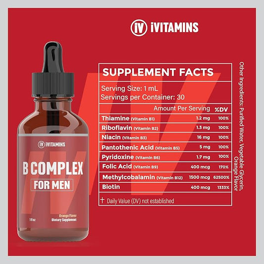 B Complex Vitamins for Men 1 fl