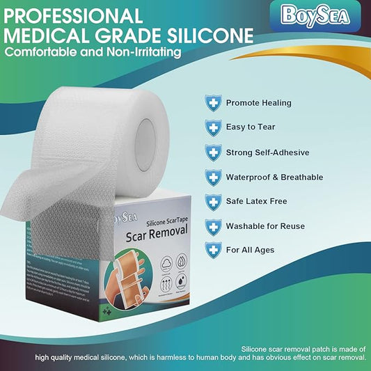 Silicone Scar Sheets (1.6" x 120")