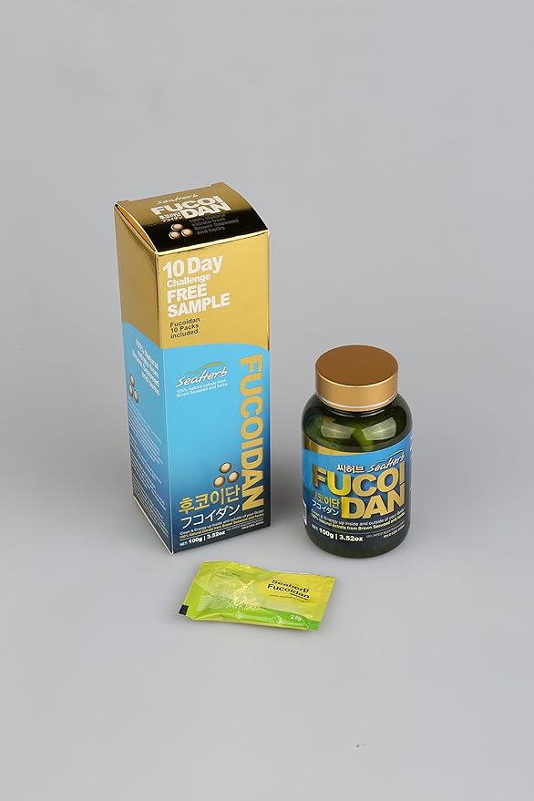 [Pill Type] 100% Natural Brown Seaweed Extract Fucoidan USFDA Passed (ID Code 2030950) (125g)